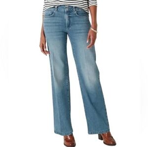 J. Jill High Rise Full Leg Jeans Marin Wash size 16 Regular
